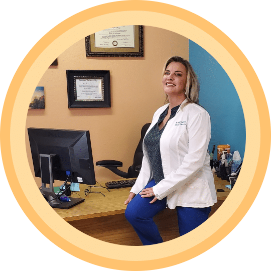 Dr. Leila, audiologist in All About Ears office at Beaumont, TX