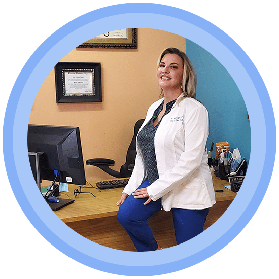 Dr. Leila, audiologist in All About Ears office at Beaumont, TX